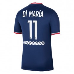 Camisola Paris Saint-Germain Angel Di Maria 11 Equipamento Primeiro 2021-2022 Manga Curta